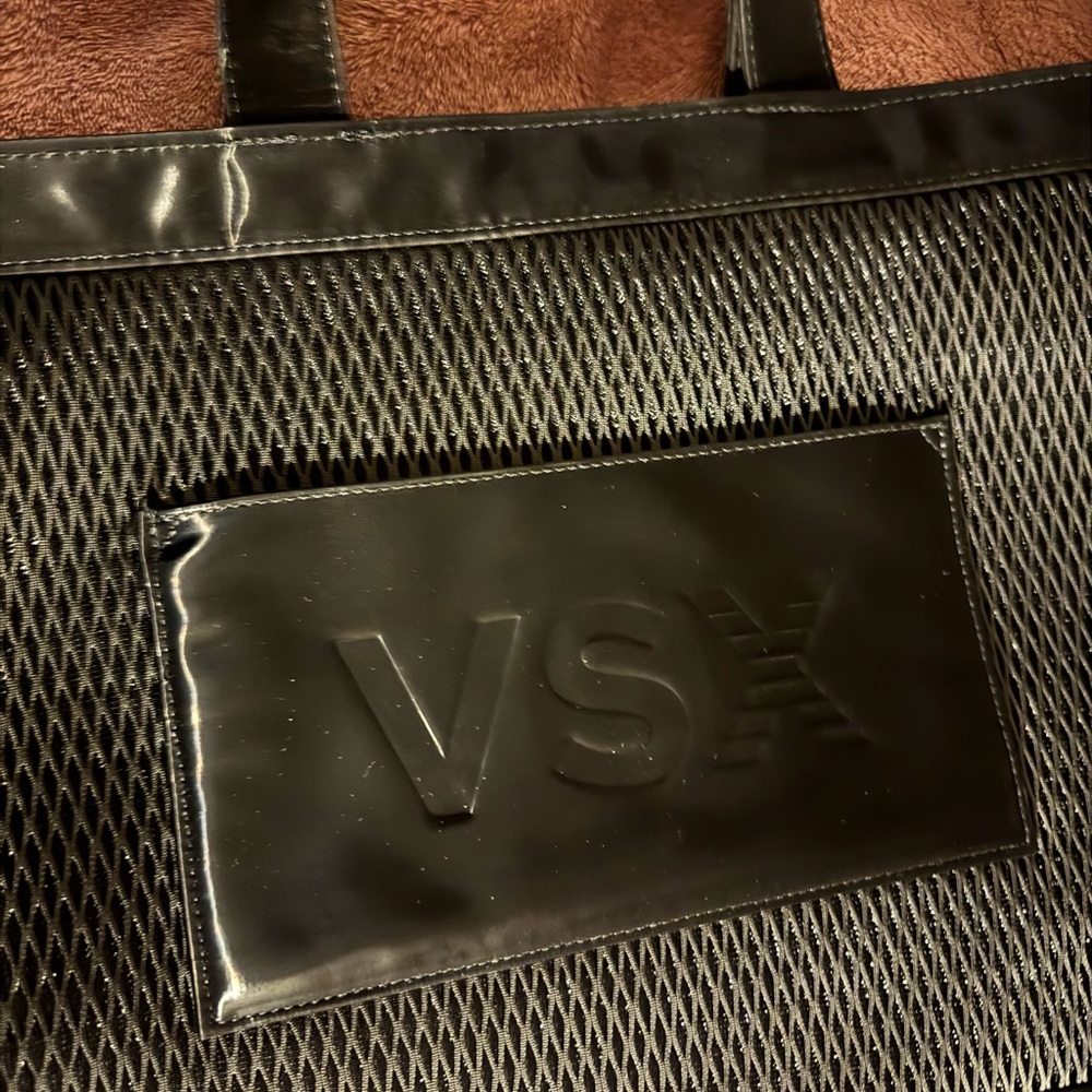 VSX Black Mesh Tote Bag